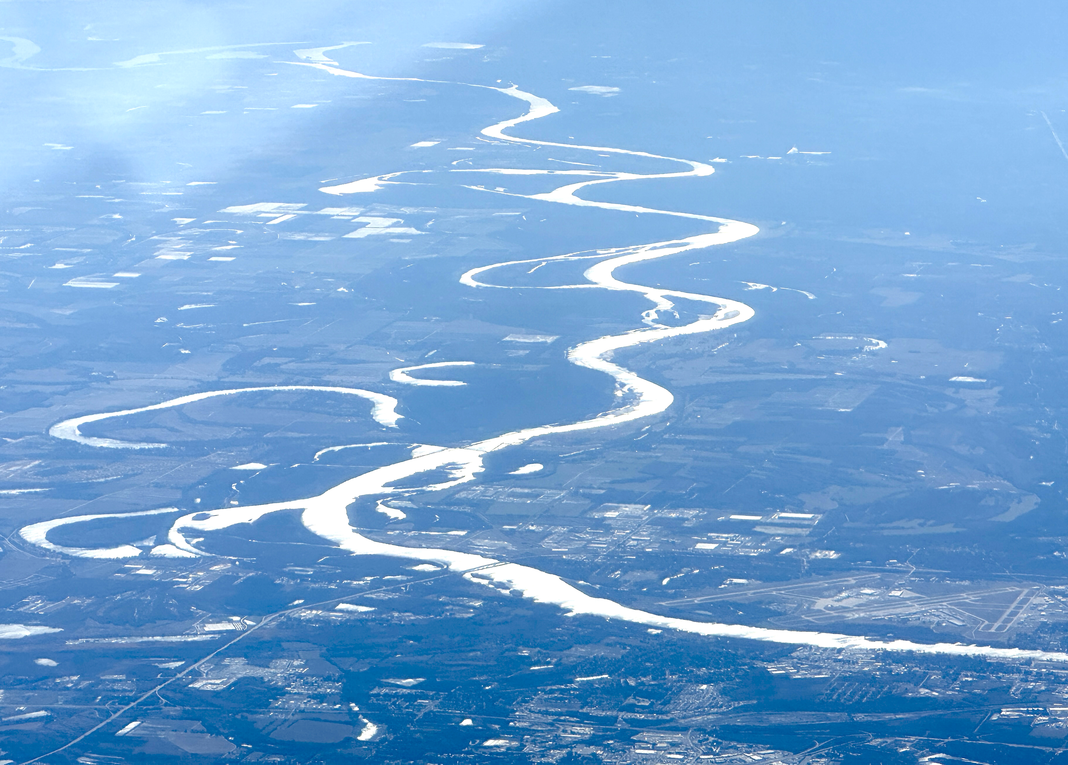 meander with oxbows
